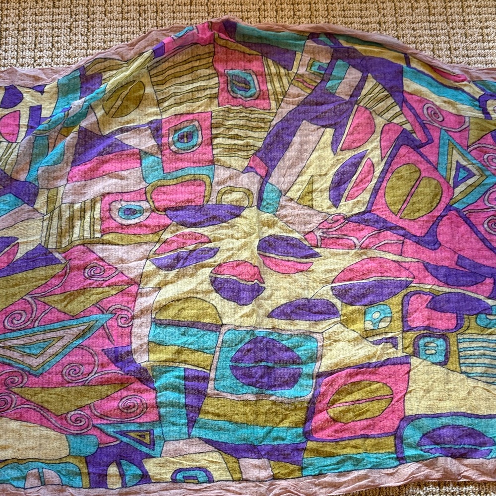 Colorful Abstract Pattern Scarf